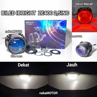 IBRIGHT Biled Headlight 2.5inc ZE400 Blue Lens