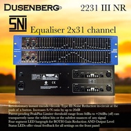Equalizer Dusenberg 2231 III NR Graphic 2x31 Channel Original Official 2 year warranty
