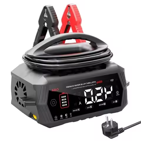 Y74A-6V 12V 24V Moto Charger Lead-Acid Battery Charger Car And Motorcycle Battery Charger EU Plug