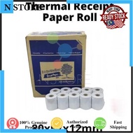 80x57x12 Thermal Paper Resit/Receipt (100 Rolls) 27meter 70gsm 80x57