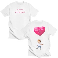 T-shirt muzik Ed Sheeran Azizam baharu dengan corak hati dan belon. T-shirt Y2K yang diinspirasikan 