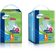 TENA Value Adult Diapers L 10s x2 (twin pack)