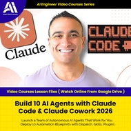AI LLM Video Course - Build 10 AI Agents with Claude Code & Claude Cowork 2026 | Ai Engineer 2026 | 