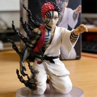13CM Demon Slayer: Kimetsu no Yaiba Akaza Action Figure PVC Toys Status Model Decoration Desktop Orn