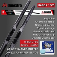 Aerodynamic Grade Omextra Car Wiper 3-Section Wiper blade hybrid 4S