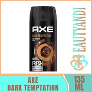 ♞AXE Body Spray Dark Temptation 135ml - 50ml | Dark chocolate Scent | 48hrs Fresh | Body Spray