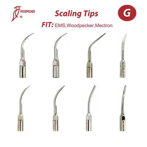 Original Woodpecker Dental Tips Ultrasound Scaling Tip G1 G2 G3 G4 G5 G6 G7 G8 Fit EMS Scaler Handpi