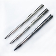 S.T. Dupont 都彭紋路銀原子筆 | 法國 稀有 收藏 手工