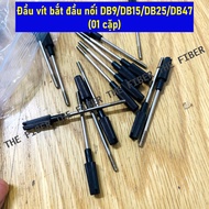 DB9/DB15/DB25/DB47 connector screw head (01 bag)