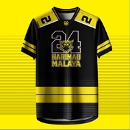 Baju Custom Jersey Harimau Malaya Retro 2024 Batminton Yellow NEW DESIGN JERSEY MALAYSIA SUBLIMATION