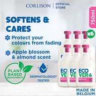[Bundle of 6] Ecover Fabric Softener - Apple Blossom & Almond 750ml