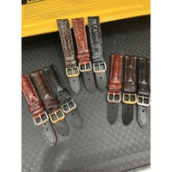 Crocodile leather watch strap leather watch strap size 18mm 20mm 22mm 24mm