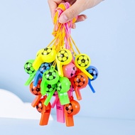 Plastic soccer whistle
