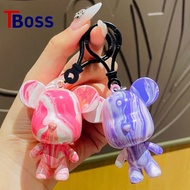 GANTUNGAN TBOSS Mini Bear Keychain With Liquid Paint // DIY Handmade Color Bear Ornament