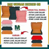 Box 23x23x5 Cm Side Folding/ Box Hampers Box Plain Cardboard/