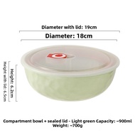 BEAUTISKY | Cafeteria Use Microwaveable Divided Plate