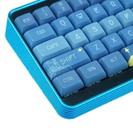 Keycaps 128 PBT ที่ระเหิดความร้อน XDA Blue Swim Keycaps สำหรับเล่นเกมแป้นพิมพ์กล XDA Keycaps ใช้งานใ