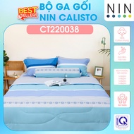 NEW 2024 Set of 3,4 Piece cotton sheets, pillowcases NIN Calisto CT220038 1m2, 1m4, 1m6, 1m8 covered