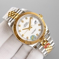 【Datejust】Rolex Jam tangan Lelaki Automatik /Automatic Men's Watch 36mm diameter stainless Steel jam