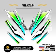 HONDA STRIPING WINHONDA 91 MOTIF/ WIN 100 STICKER/ WIN STICKER/ STICKER/ STREPING/ STIPING/ STRIPING