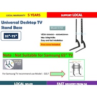 Universal Base Design Tabletop Bracket Desk Plasma VESA LCD TV Stand Mount for  32" -75" D702