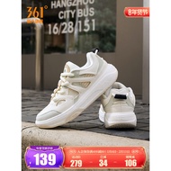 Hiking 361 Women's Shoes Sports Shoes 2026 New Casual Shoes Thick-Soled Shoes Small White Shoes Coup