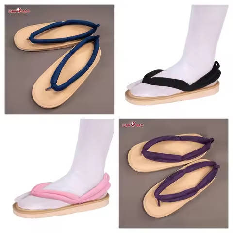 UWOWO Agatsumaa Zenitsu Cosplay Shoes Zenitsu Shinobu/Nezuko/Shibonu/Tomioka Shoes Accessories