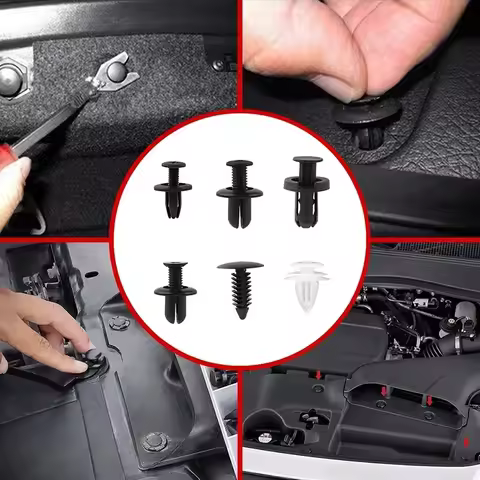 100 Pcs Car Screws Fastener Bumper Retainer Clips For Bmw F10 F11 F20 F30 E36 E46 E60 E70 E53 E87 E9