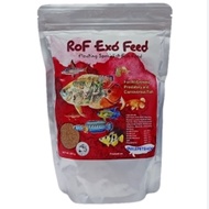 ขายอาหารปลา RoF Exo Feed แดง ชนิดลอยน้ำ 500g.ส่งเร็ว