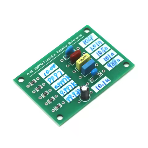 0.1% 25PPM Precision Resistan cecapacitor Reference Board Used With TL431 AD584 LM399 To Calibrate A