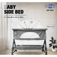 baby box space baby sb-1820 // box side baby bed sb-1820 - light grey