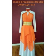 CHURCH DRESS CHRISTMAS PARTY DANCE DRESS CERUTY FABRIC