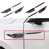 1 Set Stainless Steel Car Door Fender Metal Side Logo Stickers （Left And Right) For Mercedes Benz AMG E200 W210 W203 W124 W204 W211 W123 W205 W212 W203 CLA A45 GLC Accessories