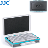 JJC 18650 Battery Case Shockproof & Water-resistant Moisture-proof Battery Storage Holder for 6 x 18