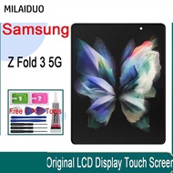 Original AMOLED For Samsung Galaxy Z Fold 3 5G LCD Display Touch Screen With Frame Replacement