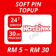 Maxis Hotlink Soft Pin Topup RM 5 ~ RM 30