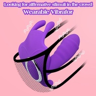 ☽✙♕Adult Toy Butterfly Wearable Dildo Vibrator For Women Wireless Remote Control Masturbator