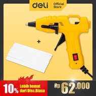 Deli Set Lem Tembak - Glue Gun 20W  + Isi Glue Stick 10 Pcs EDL5044