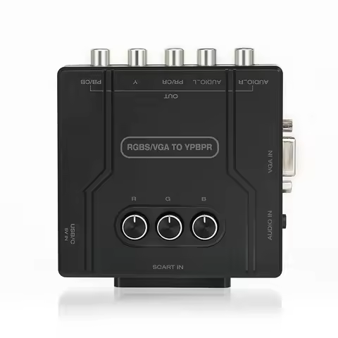 ABRJ-RGBS VGA To YPBPR Component Converter SCART To YPBPR Converter For Nintendo 64 PS1 PS2 Dreamcas
