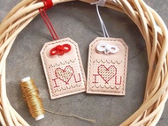 御守 皮革材料包 好好縫 護身符 情人節 刻名 平安符 情侶 DIY