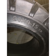 TAYAR SOLID FORKLIFT 28x9-15 RIM 7.00 2.5 & 4 TON TIRE TYRE ANTIWEAR DURABLE TOYOTA 8FD30 7FD40 MITS
