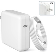 PD ชาร์จเร็ว 30W 61W 87W 96W อะแดปเตอร์ USB-C เข้ากันได้กับ MacBook Air Pro 14 16/15/13 นิ้ว Air M2 