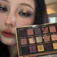 Tjj/one Disk Get the Whole Occasion!Christmas New Style Eighteen-Color Smoked Strobe Eyeshadow Palette Desert Rose Cheetah Palette