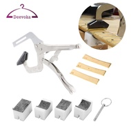 [deevoka] Guitar Bass Fingerboard Fret Press Insert Tool 3Pcs Fret Press Caul Inserts 4pcs Cauls