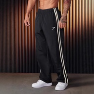 GYMSHARK Muscle Sports Fitness GYM Men's Sports Pants Trousers Running Basketball Training Slim-fit 