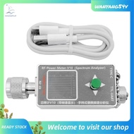 [wanyang54v] 35Mhz-4.4GHz N-Type RF Power Meter V10 Spectrum Analyzer Display Communication -70-+30d