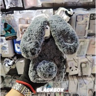 C17 Fluffy Rabbit Grey Phone Case Cover Casing IP 13 Pro Max / IP 14 Pro Max / IP 16 / IP 16 Pro /  