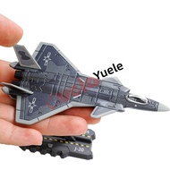 KDW 1:200 Die-Cast J-20 Stealth Fighter Jet Model with Removable Display Stand – Mini Aircraft Toy f