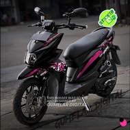 Decal Sticker HONDA BEAT Esp Street 2016-2019 Fullbody Racing Japanese Arai Motif 027