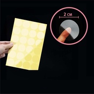 1000 Pcs Sticker Label Transparan / Stiker Segel Transparan / Segel Sticker / Sticker Segel Bulat /